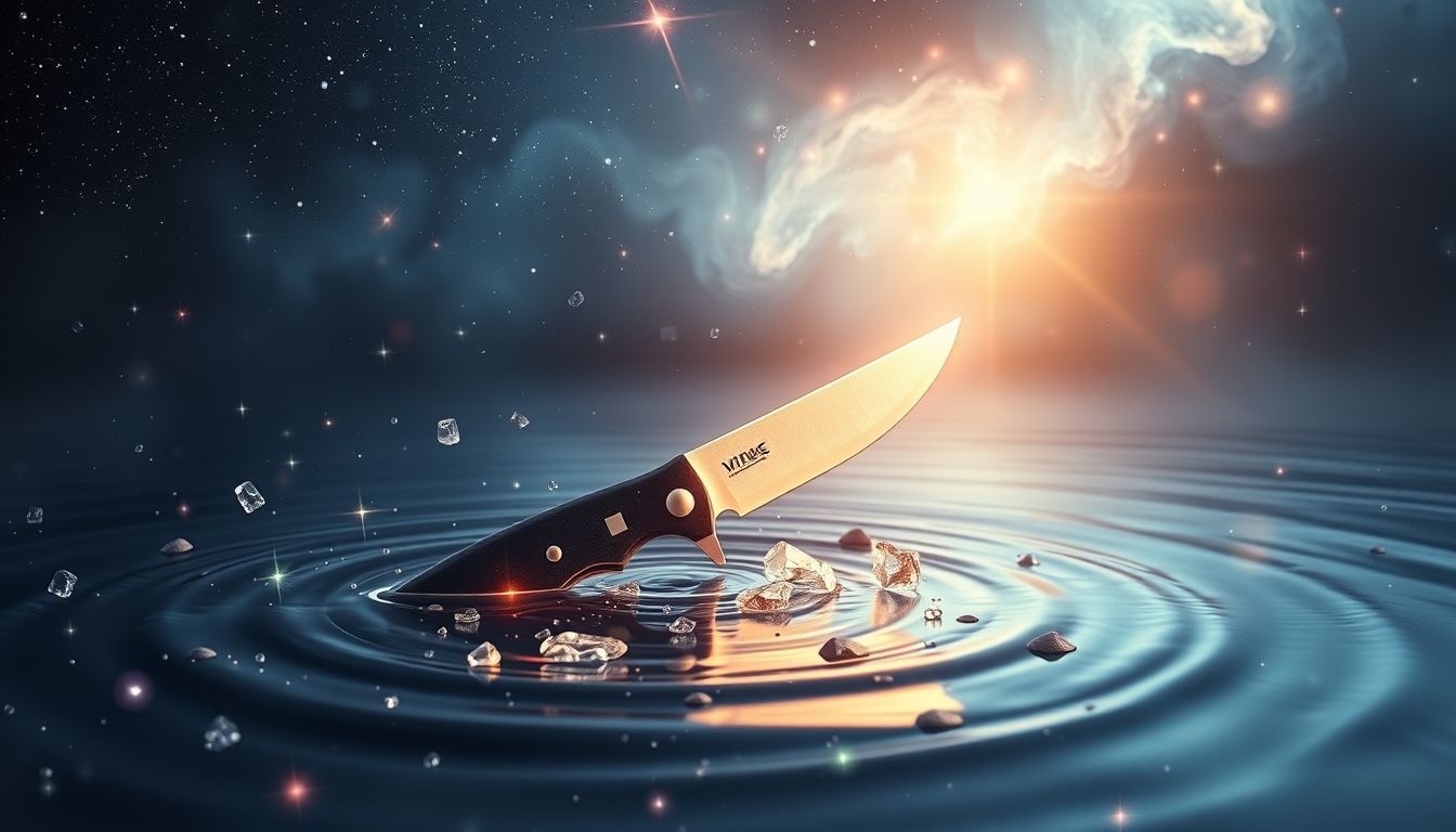 Sen o nożu składanym w wodzie symbolizuje ukryte emocje.