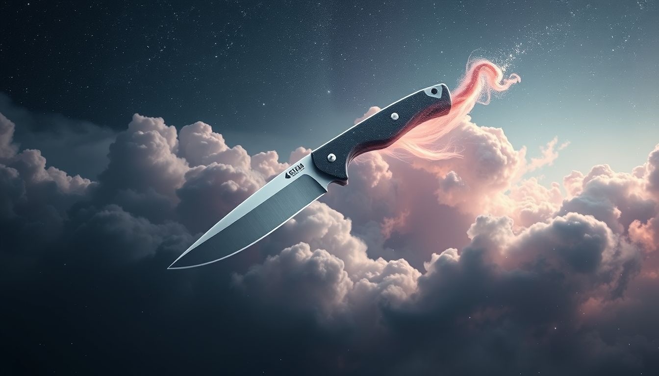 Nóż składany tępy we śnie symbolizuje utratę energii i siły.