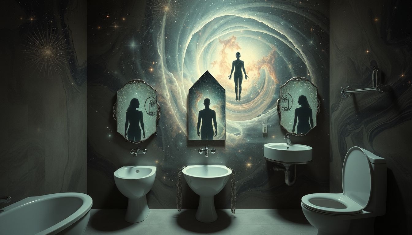 Brudna toaleta we śnie symbolizuje tłumione emocje i winę.