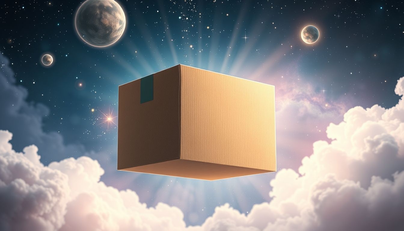 Otrzymywanie paczki z tektury symbolizuje nowe możliwości i zmiany.