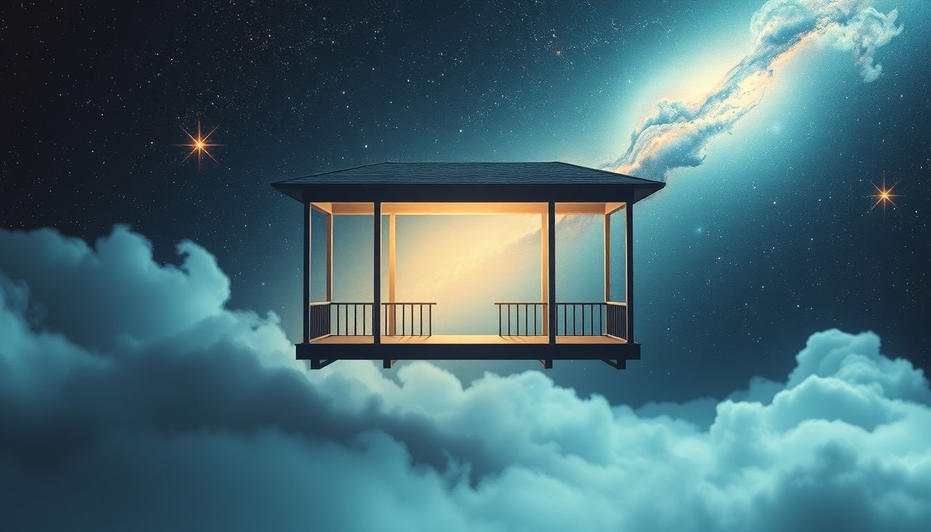 Pusty ganek symbolizuje poczucie izolacji i niepewności w śnie.