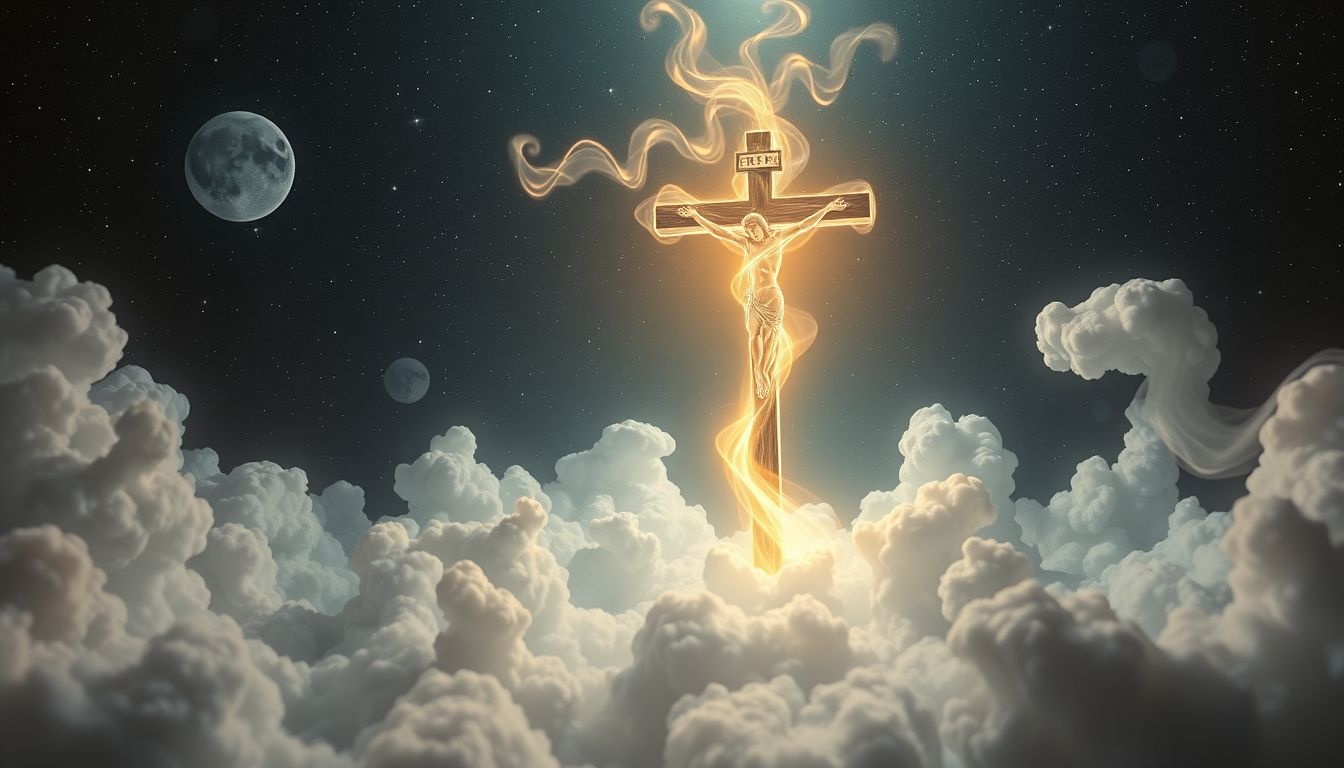 Krucyfiks we śnie symbolizuje wewnętrzne wyrzeczenie i ofiarę.
