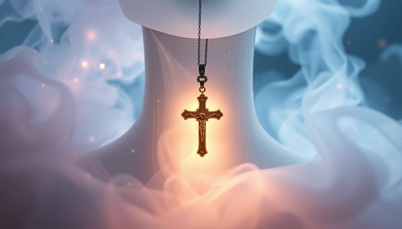 Noszenie krucyfiksu we śnie symbolizuje ochronę i wiarę.