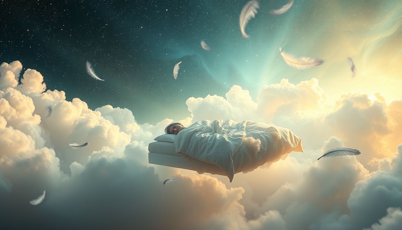 Łóżko symbolizuje bezpieczną przestrzeń snu i ukrytą intymność.