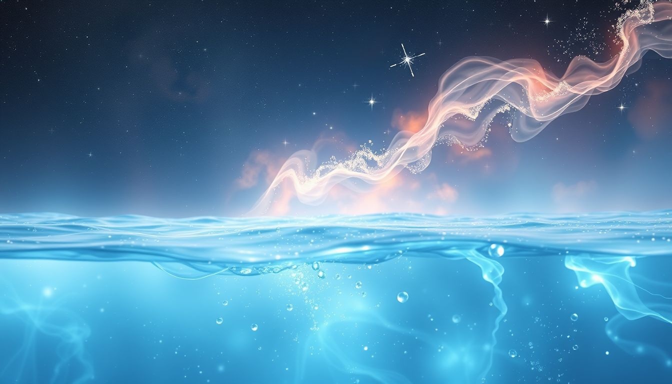 Czysta powierzchnia wody symbolizuje oczyszczenie i duchowe odrodzenie.