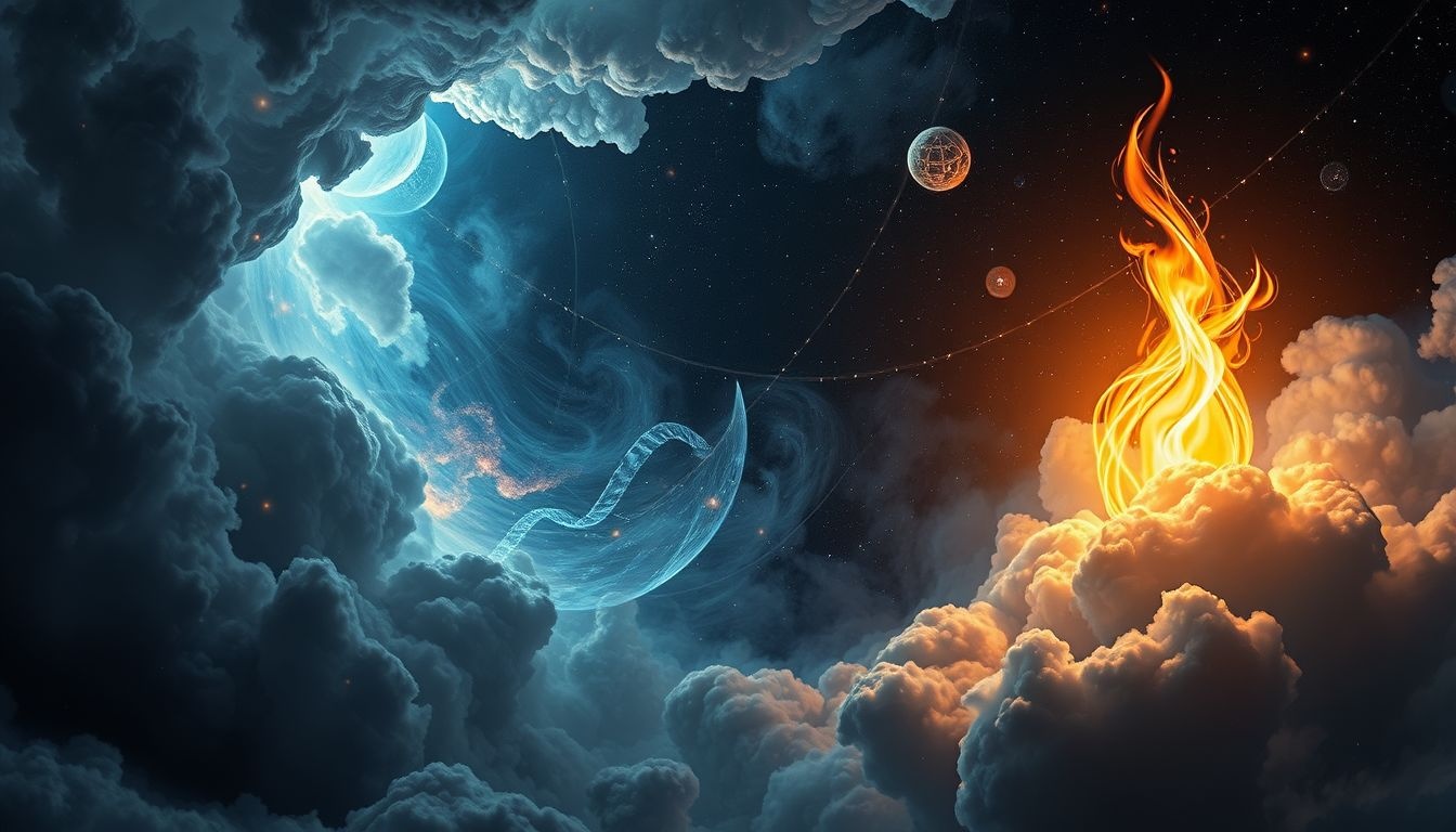 Rozpalanie ognia symbolizuje poszukiwanie prawdy i nowej wiedzy.