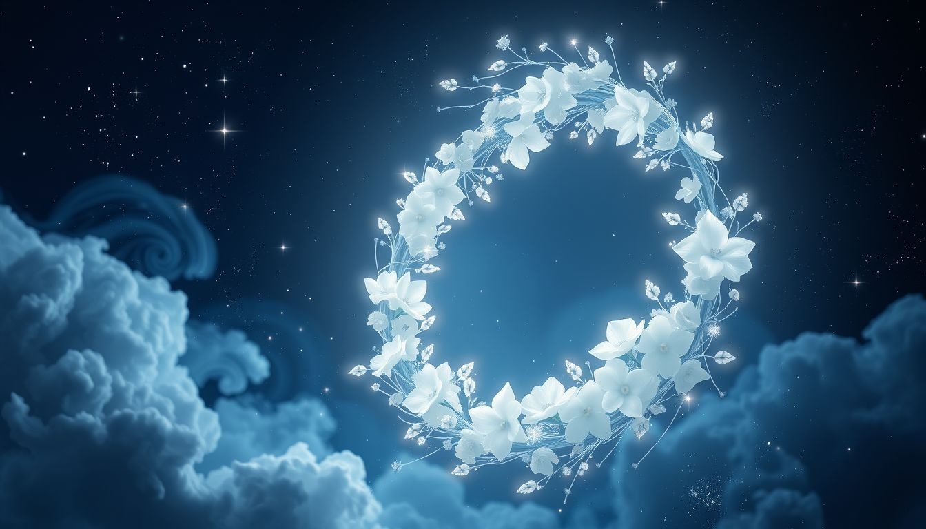 Sen o białym wieńcu ślubnym symbolizuje czystość i nowe początki.