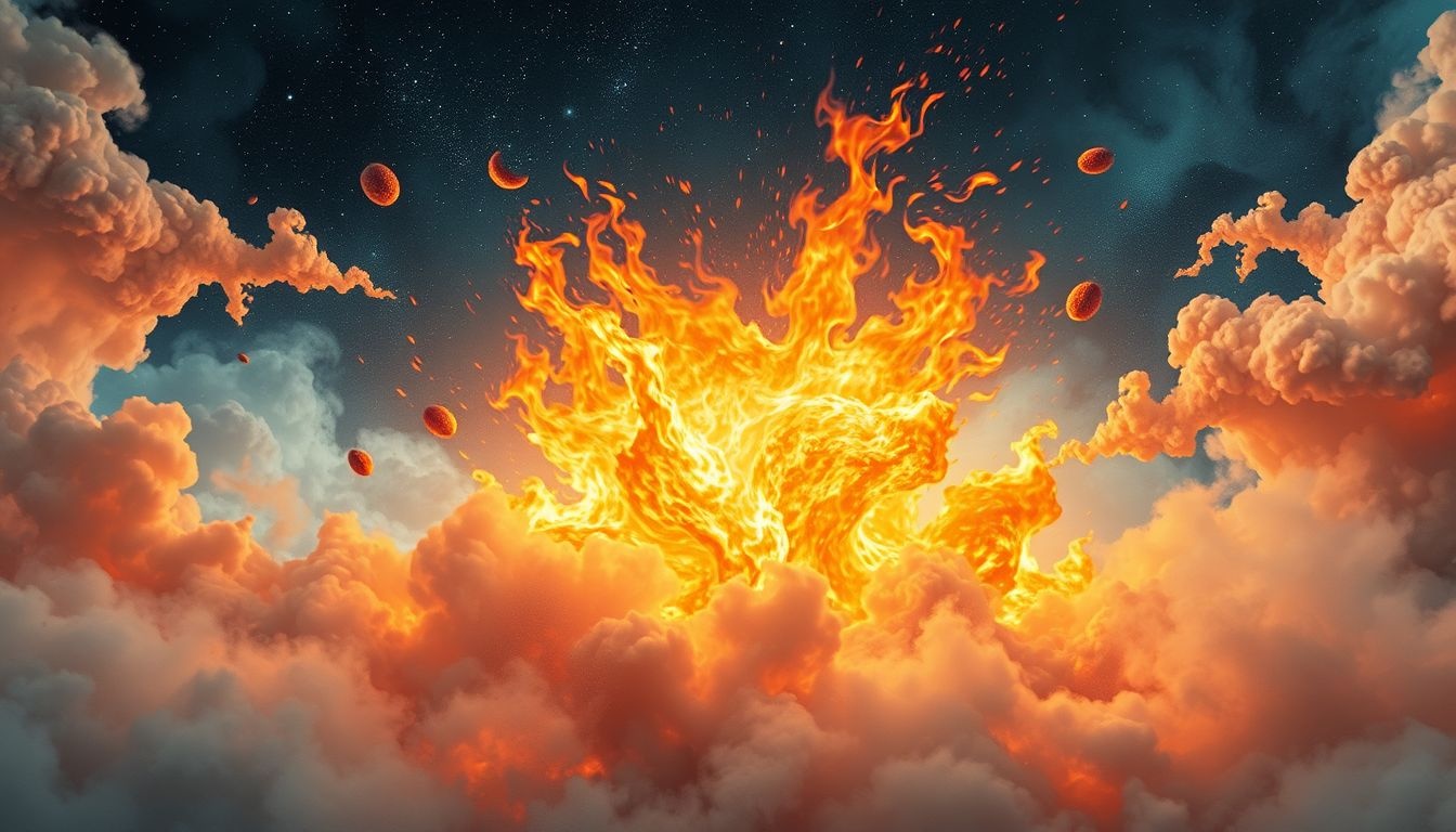 Sen o dzikim ogniu w kuźni symbolizuje utratę kontroli i zagrożenie.