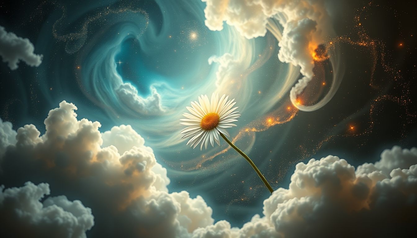 Sny o rumianku symbolizują spokój i uzdrowienie emocjonalne.