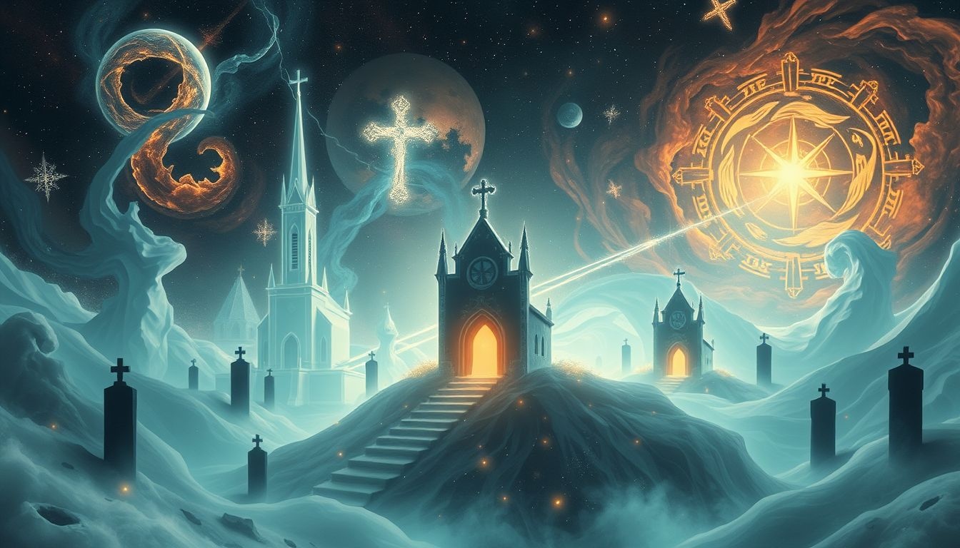 Bezczeszczenie symboli religijnych w snach oznacza wewnętrzny konflikt.
