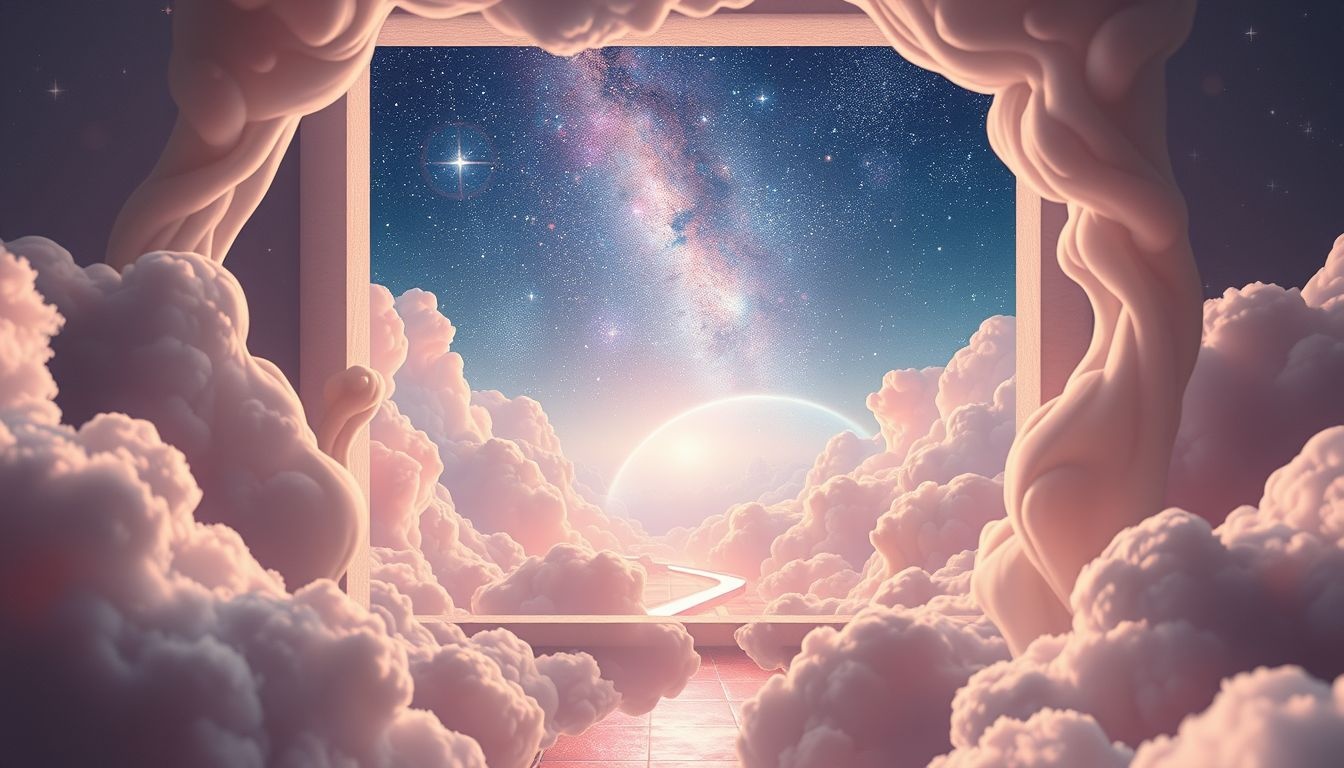 Widok z okna symbolizuje nowe perspektywy i życiowe możliwości.