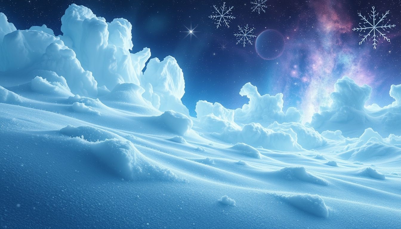 Zimowa sceneria we śnie symbolizuje oczyszczenie i nowe początki.