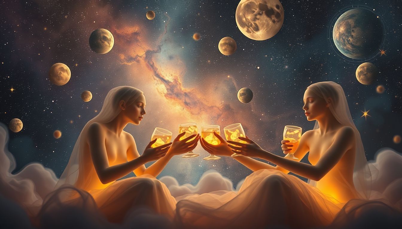 Picie alkoholu z nieznajomymi we śnie symbolizuje ryzyko i zaufanie.
