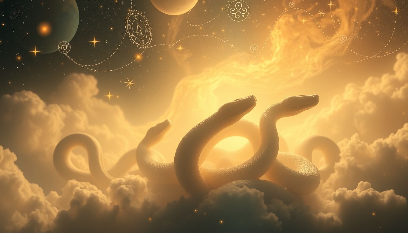 Sen o pytonie symbolizuje ukryte zagrożenia i transformację.