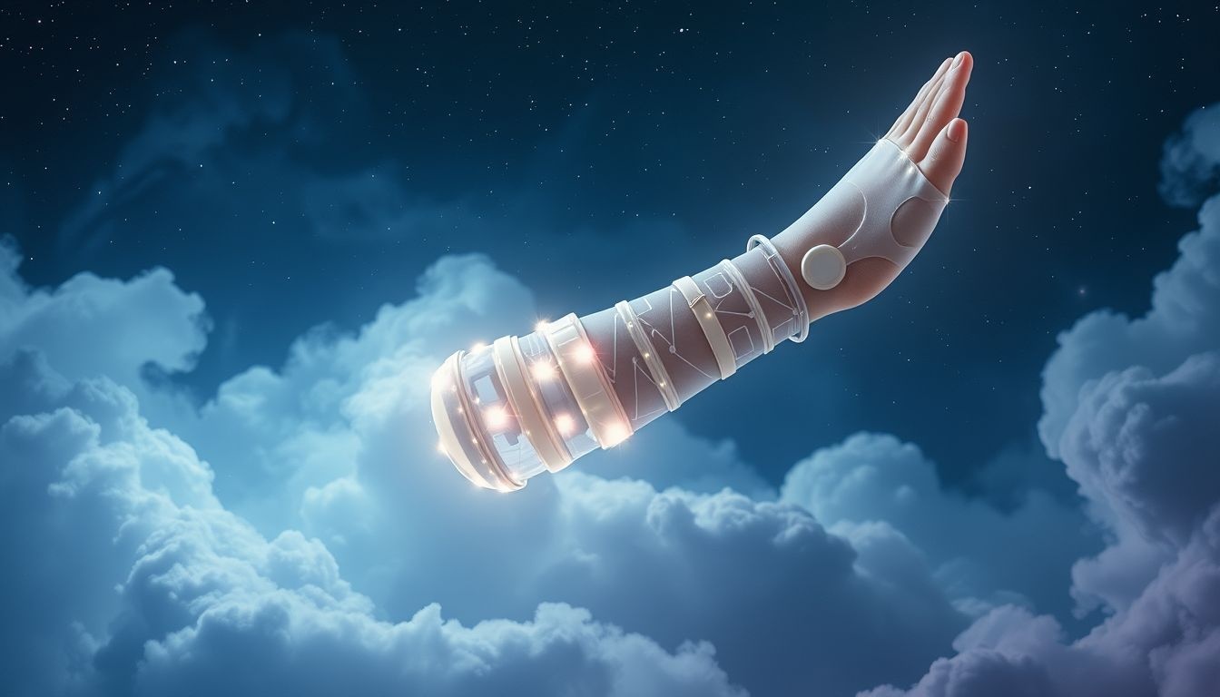 Gips na nodze we śnie symbolizuje potrzebę wsparcia i ochrony.