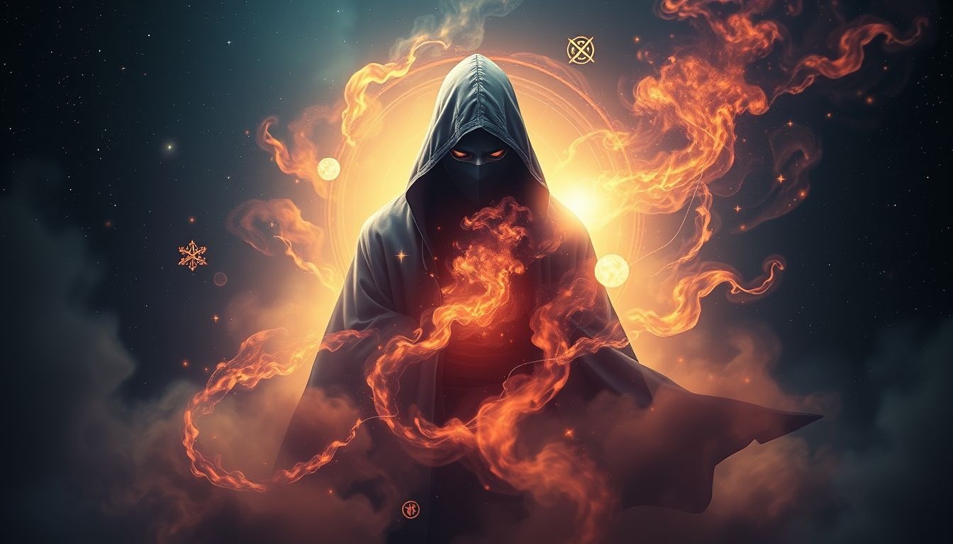 Ninja symbolizuje ukrytą siłę i tajemniczą osobowość.