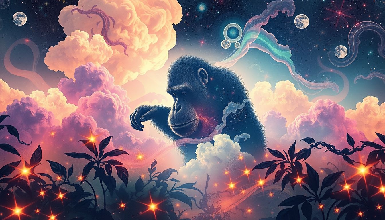 Orangutany w dżungli kierują się silnymi, pierwotnymi instynktami.