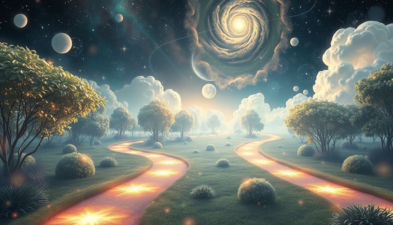 Park symbolizuje życiowe wybory i różnorodność ścieżek.