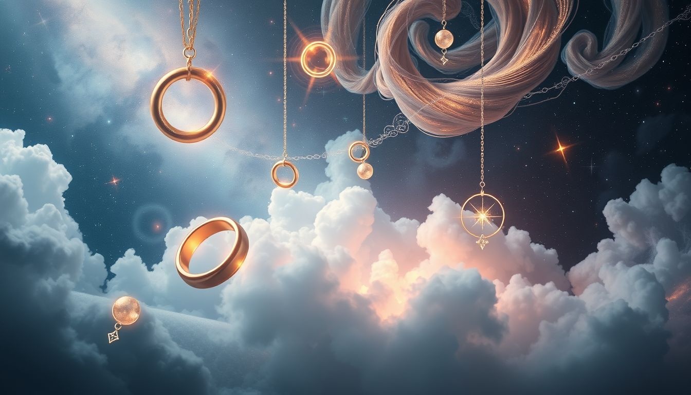 Biżuteria we śnie symbolizuje wartości osobiste i skrywane emocje.