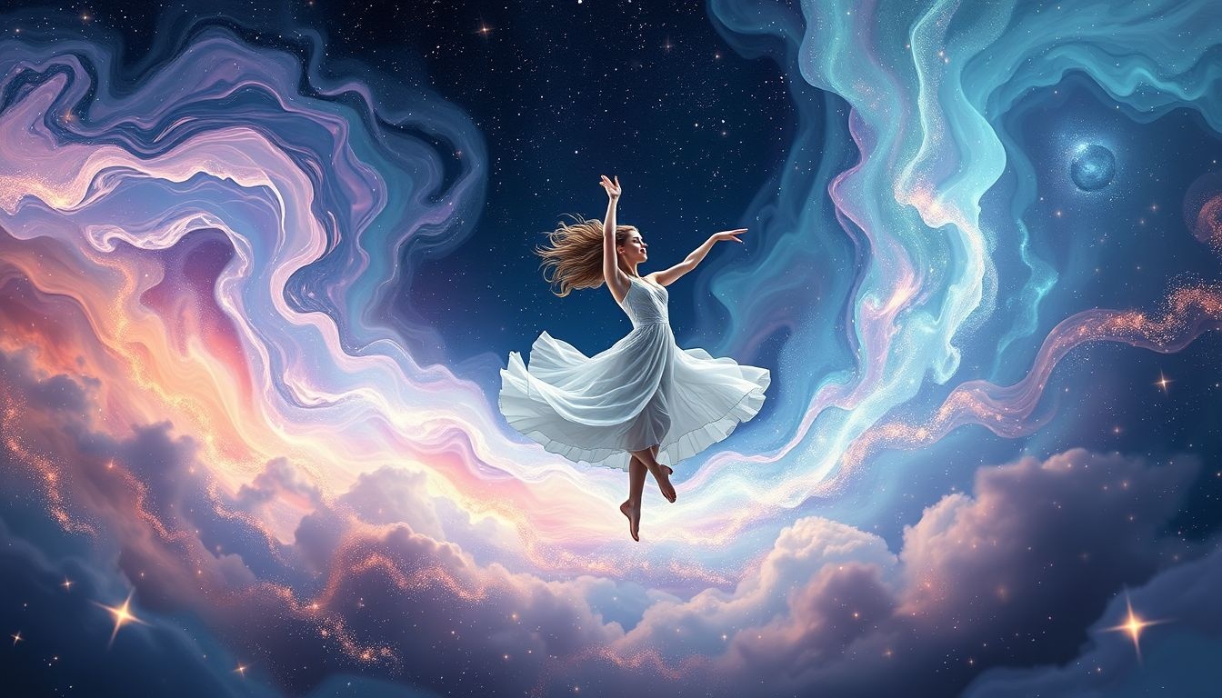 Shakira tańcząca symbolizuje radość i wolność w Twoim życiu.