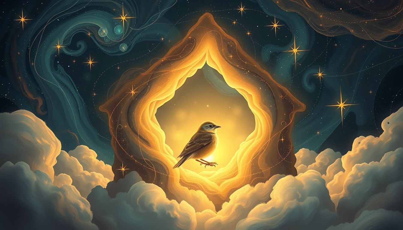 Słowik w domu symbolizuje szczęście, miłość i harmonię rodzinną.