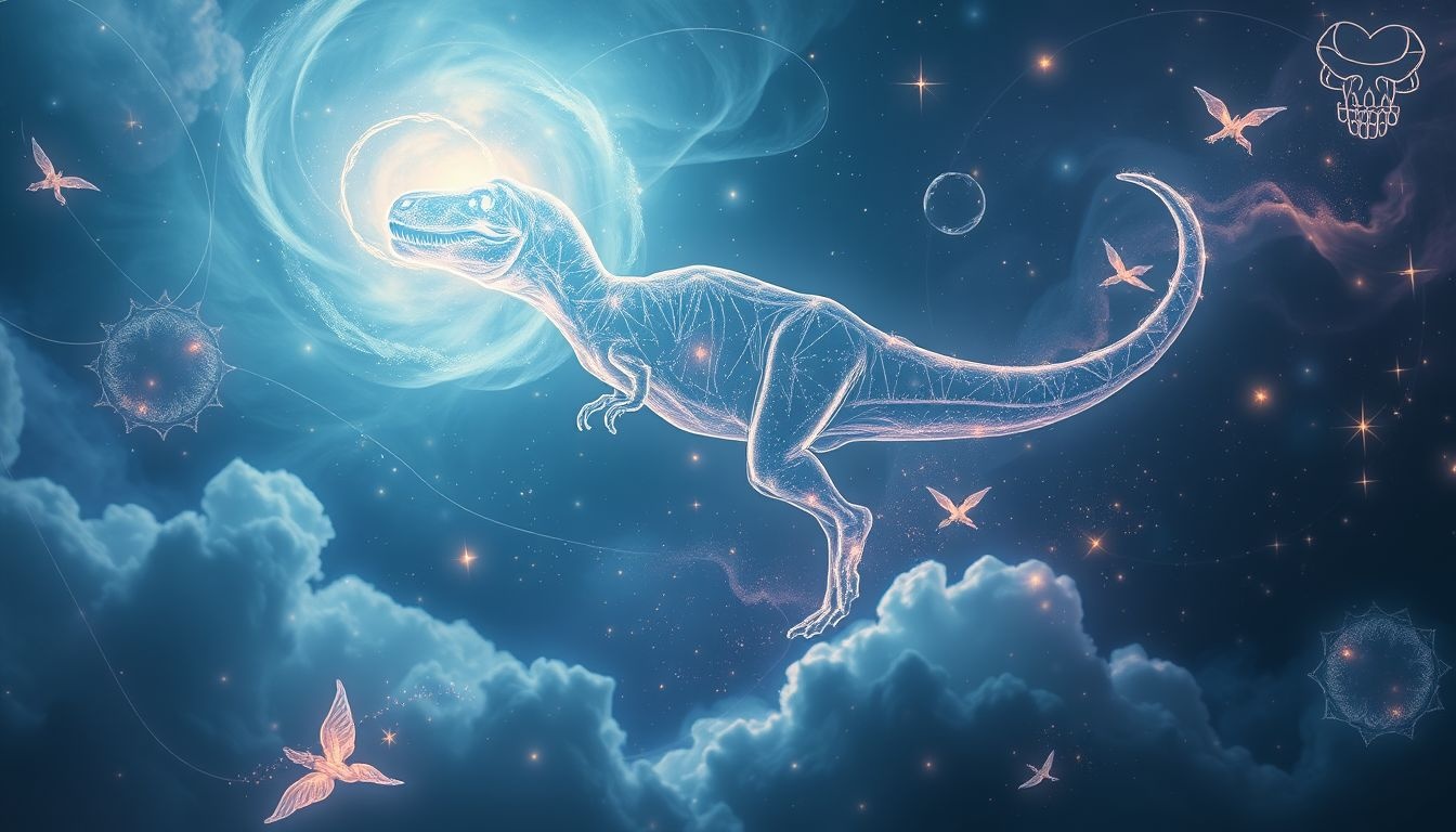 Sen o T. rex symbolizuje siłę i ukryte lęki.