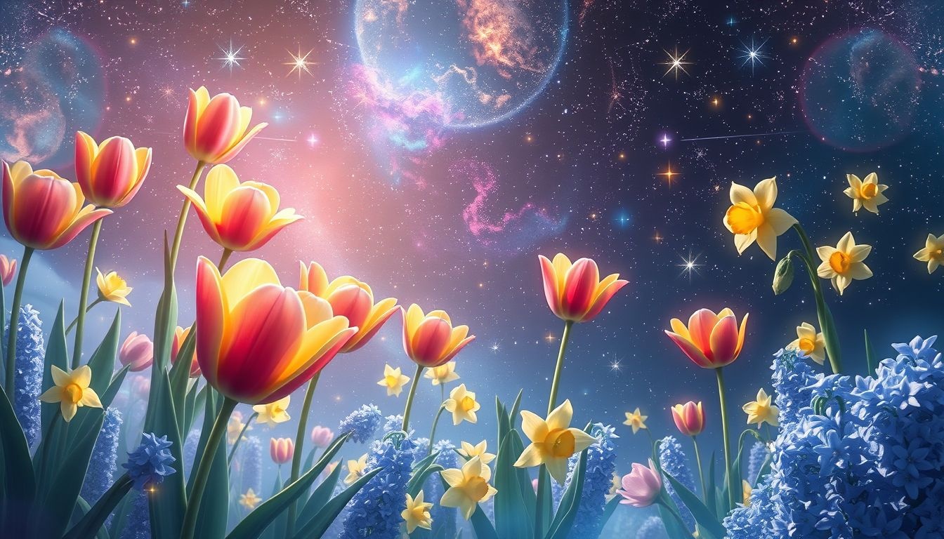 Tulipany symbolizują dumę, narcyzy – ego, hiacynty – odrodzenie.