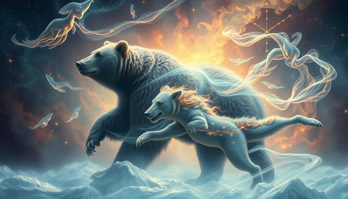Grizzly dominują, ale czasem współpracują z innymi drapieżnikami.
