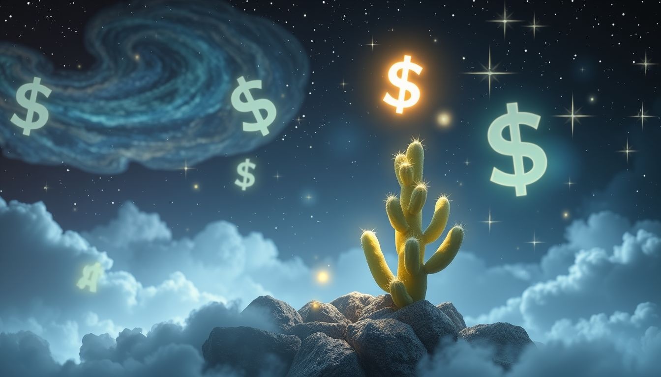 Sadzenie kaktusa symbolizuje ostrożność i zabezpieczenie finansowe.