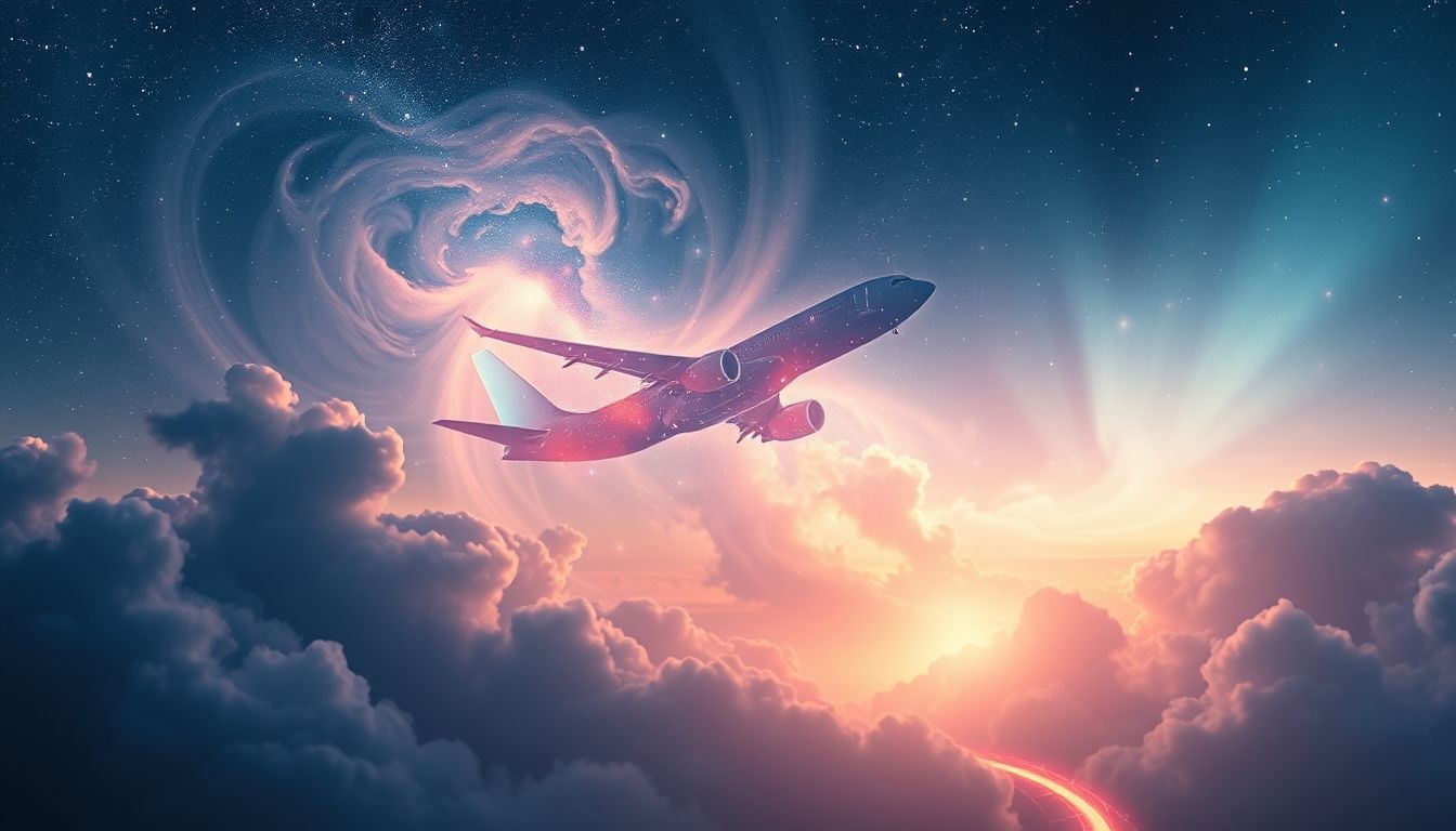 Samolot symbolizuje szybkie zmiany i nowe życiowe możliwości.