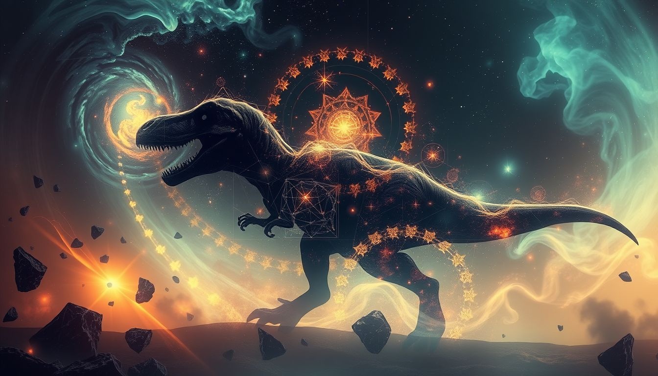Sen o Tyrannosaurus rex symbolizuje nieuchronną apokaliptyczną zmianę.