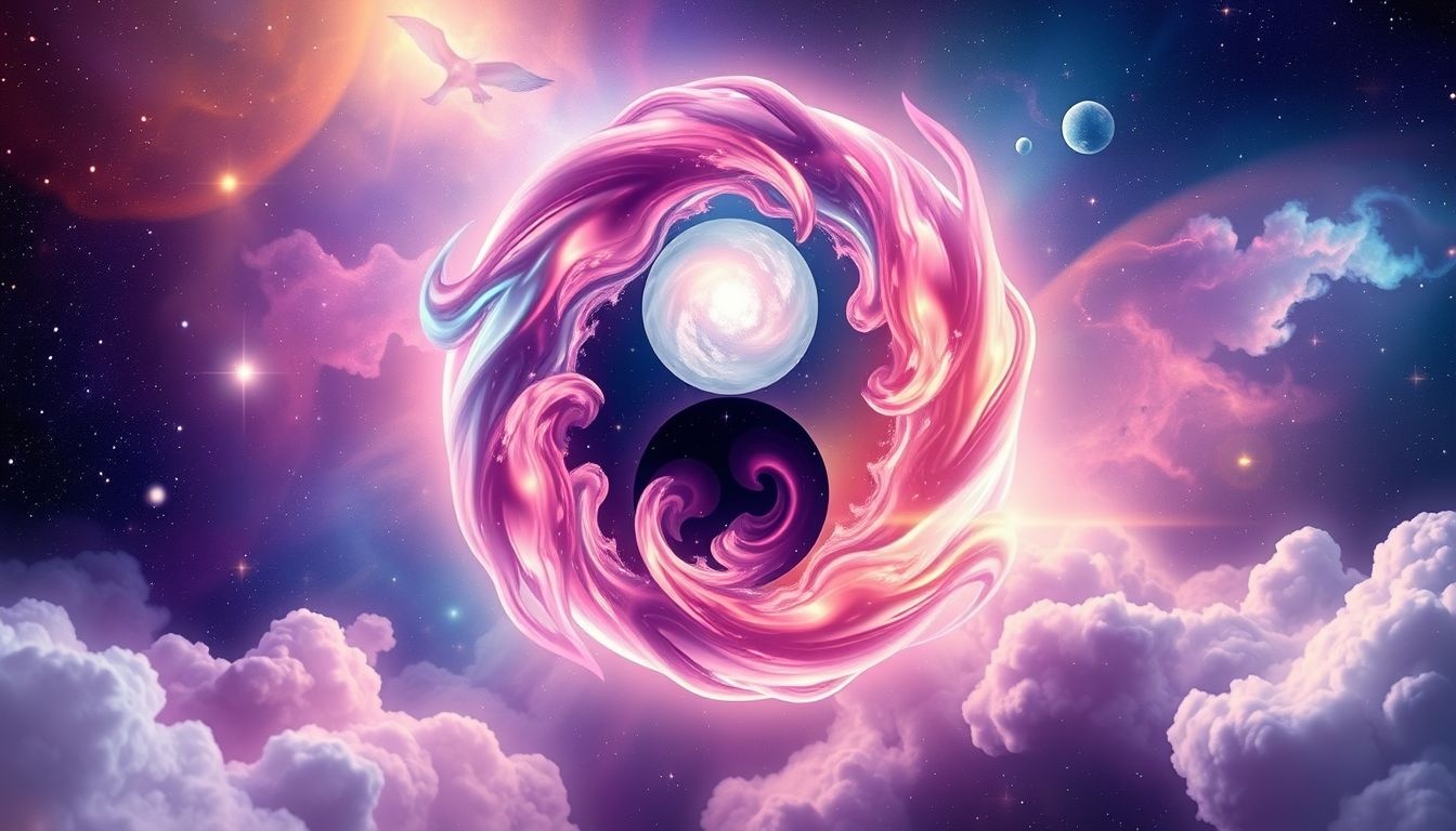 Sen o YinYang ukazuje równowagę emocji i sprzecznych stanów umysłu.