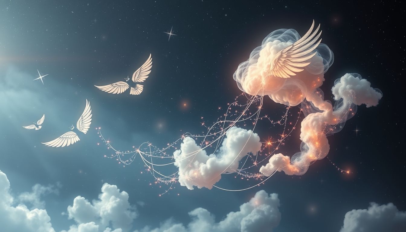 W lotnictwie sennym symbolizuje wolność i duchową podróż.