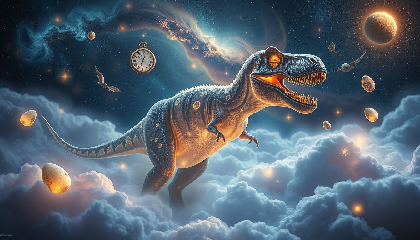Sen o Tyrannosaurus rex symbolizuje dominację i ukryte lęki.