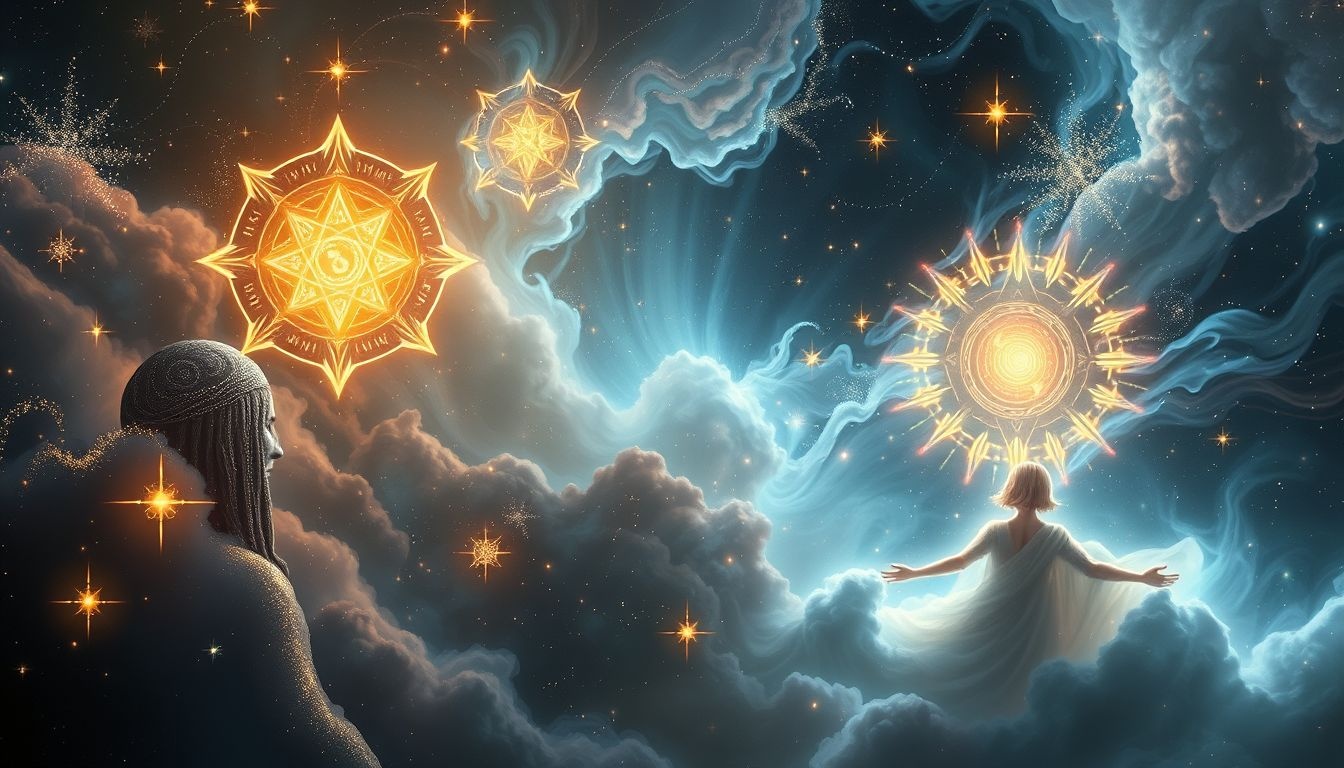 Sny o instrukcjach magicznych symbolizują duchową przemianę i odkrycie.