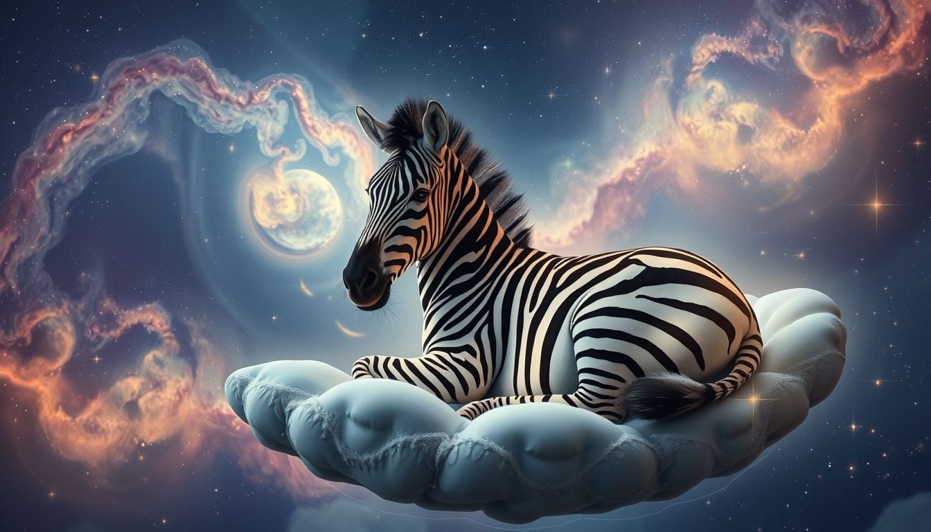Zebra jako zwierzę domowe symbolizuje nietypową wolność i równowagę.