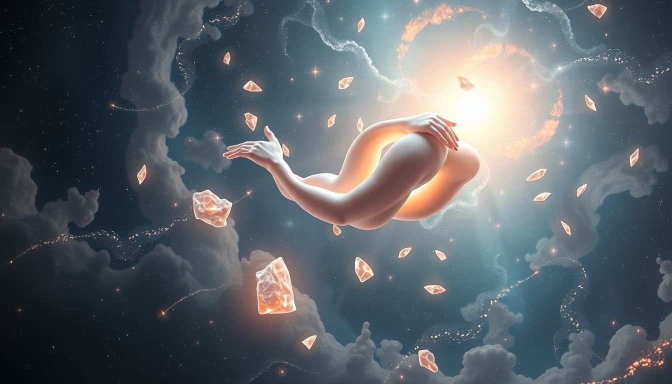 Mięśnie odrastające symbolizują siłę po trudnym życiowym urazie.