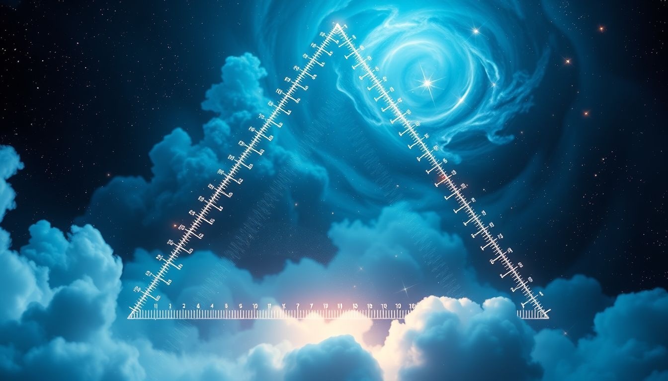 Ekierka z podziałką symbolizuje precyzję i kontrolę w życiu.
