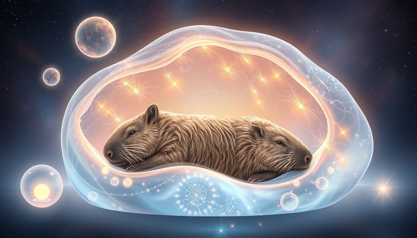 Kapibara w domu symbolizuje harmonię i spokój w rodzinie.