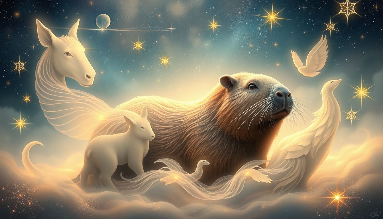 Kapibary symbolizują harmonię i przyjaźń w snach o zwierzętach.