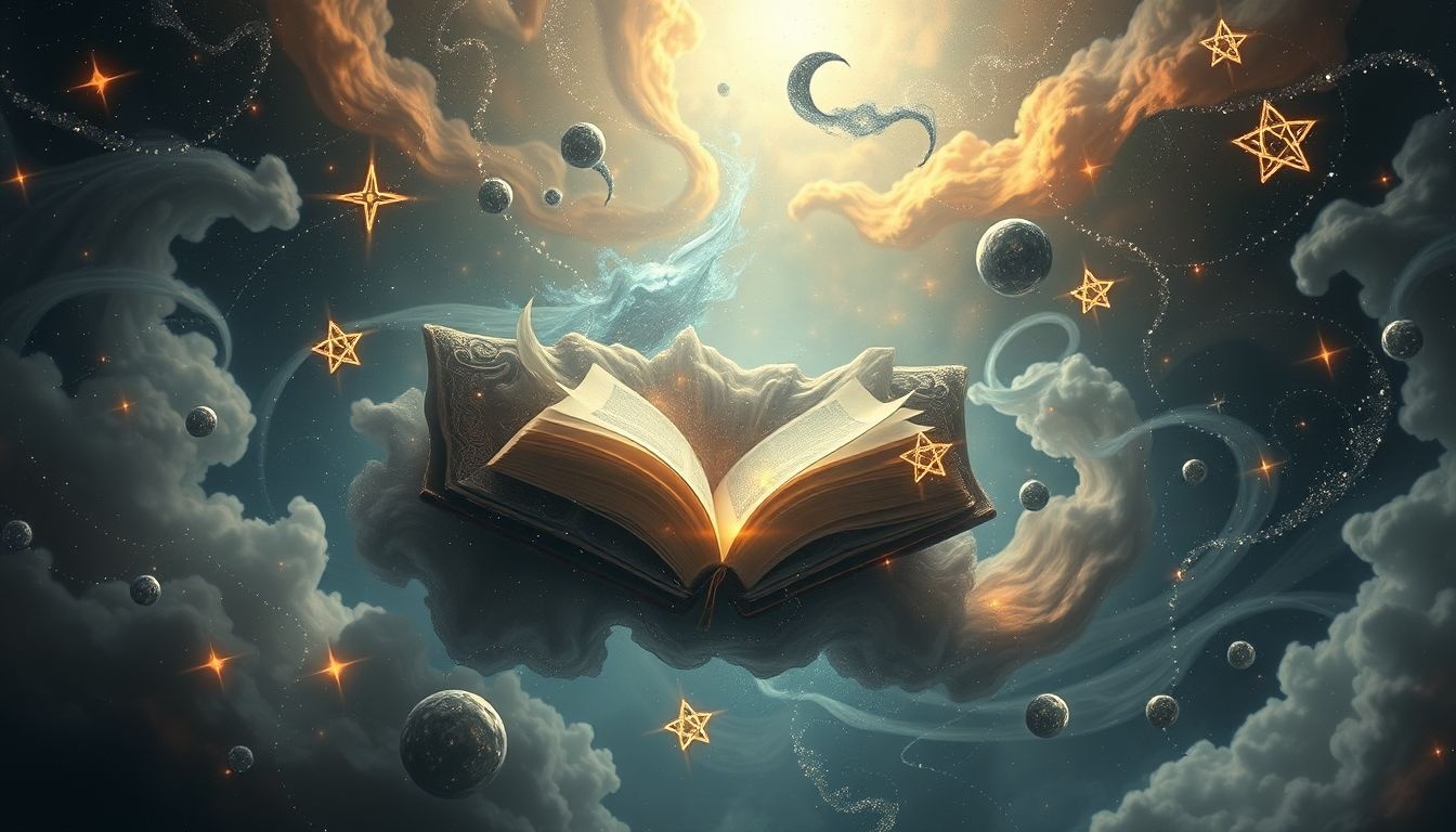 Klasztorna biblioteka symbolizuje ukrytą mądrość i duchową wiedzę.