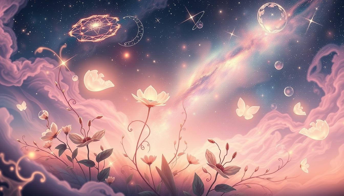 Kwitnące kwiaty symbolizują nowy etap pełen nadziei.