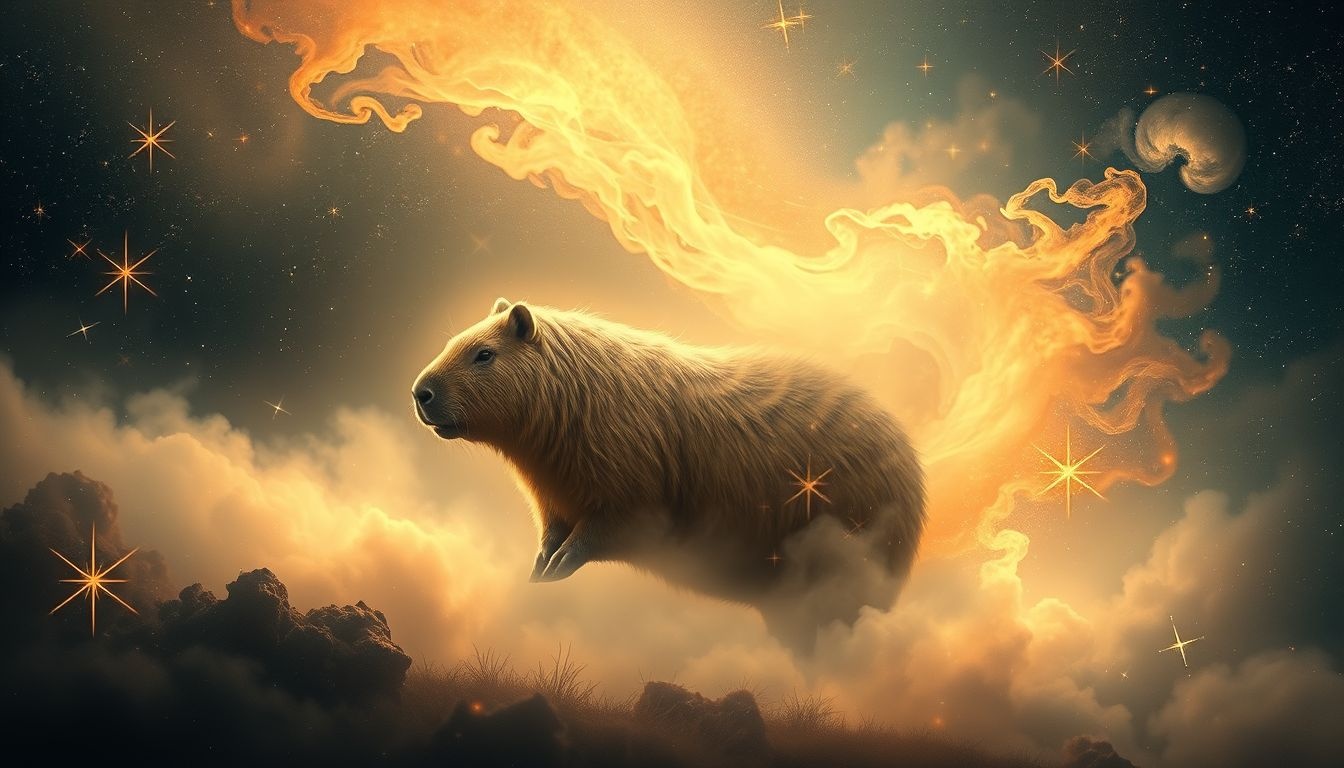 Martwa kapibara symbolizuje koniec ważnego etapu w życiu.