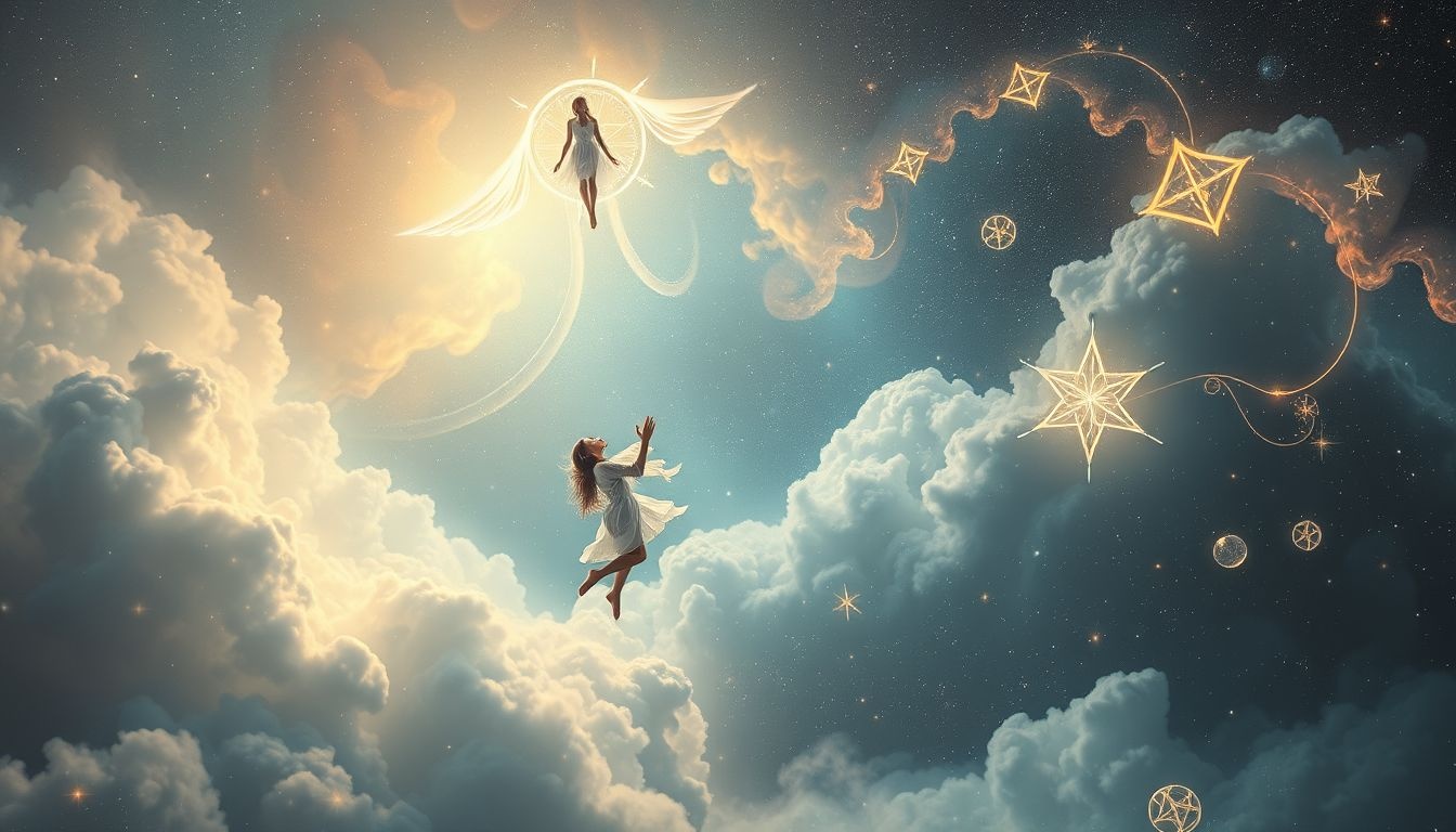 Podróże astralne ujawniają duchową wolność i świadomość poza ciałem.