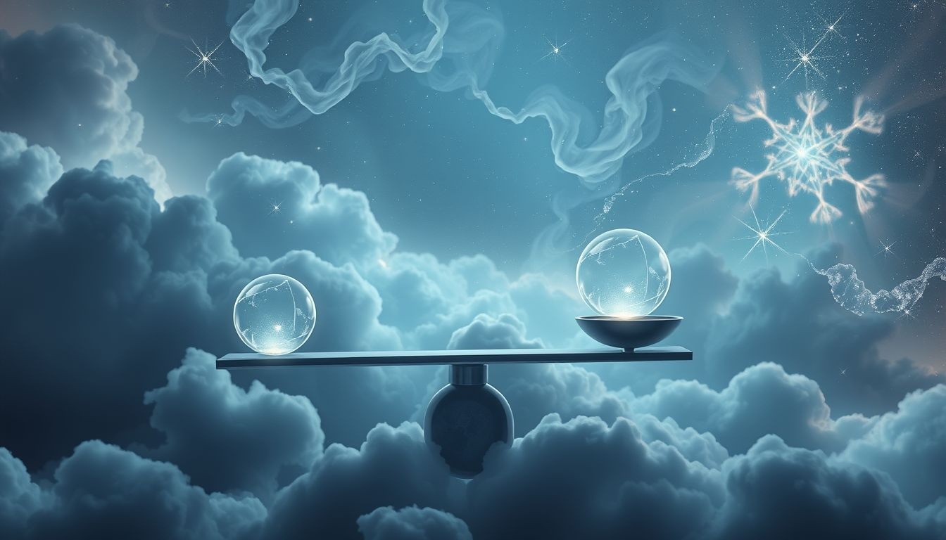 Sen o wadze symbolizuje potrzebę równowagi emocjonalnej i decyzji.