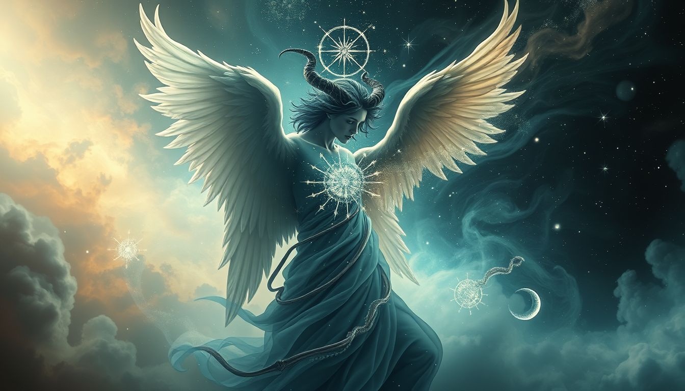 Seks z aniołem i demonem symbolizuje walkę duchową i wewnętrzne pragnienia.