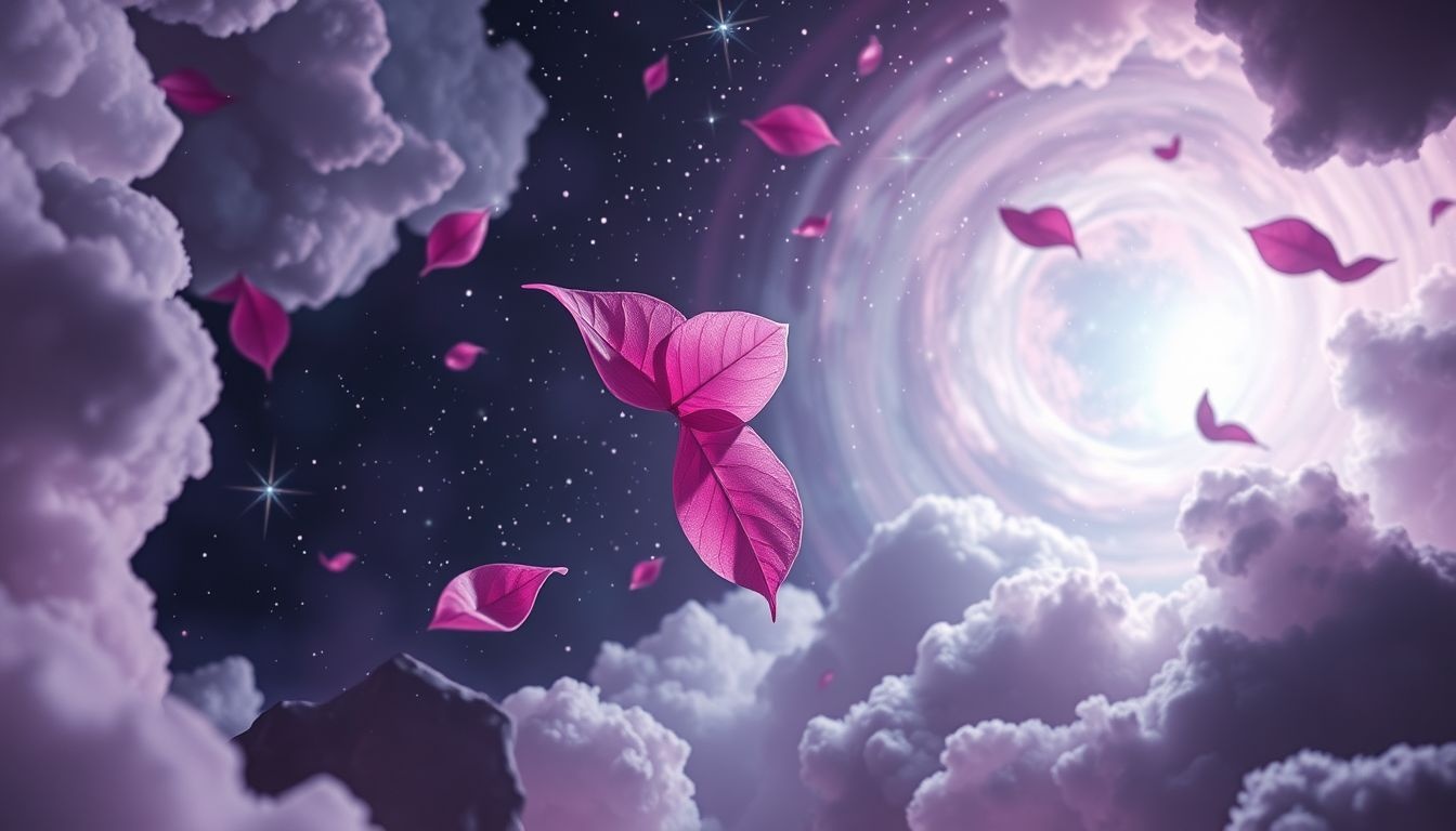 Sen 15: Magenta symbolizuje kreatywność i duchową transformację.