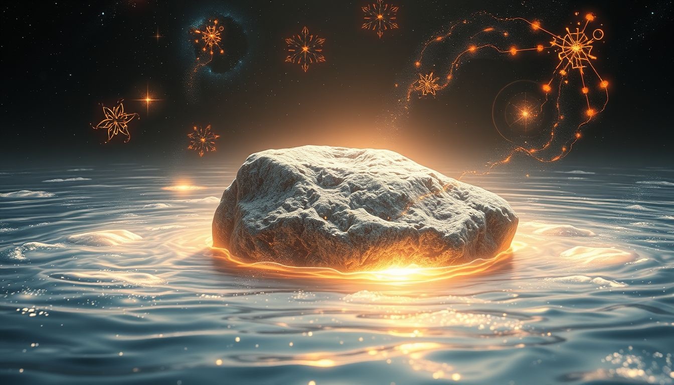 Sen o kamieniu granitowym w wodzie symbolizuje trwałość emocji.