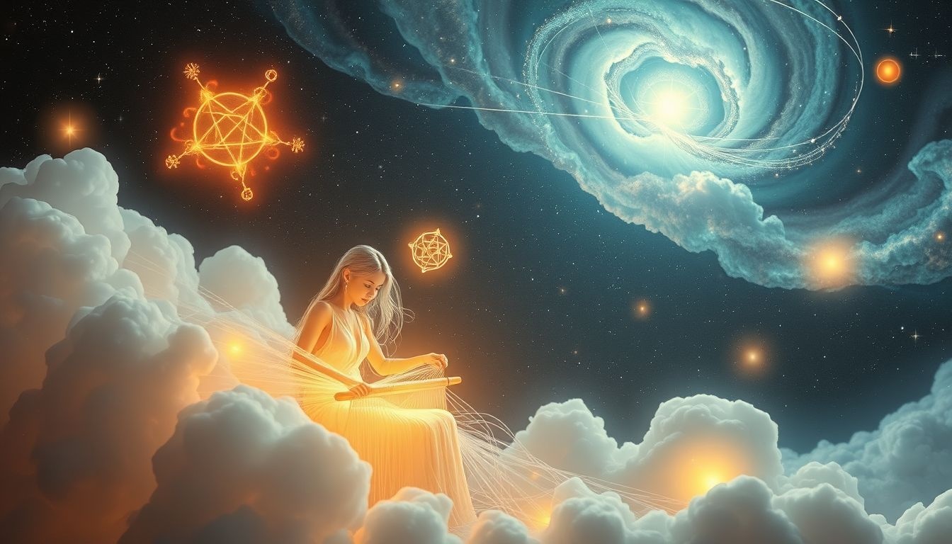 Sen o tkaniu na krośnie symbolizuje tworzenie własnego losu.