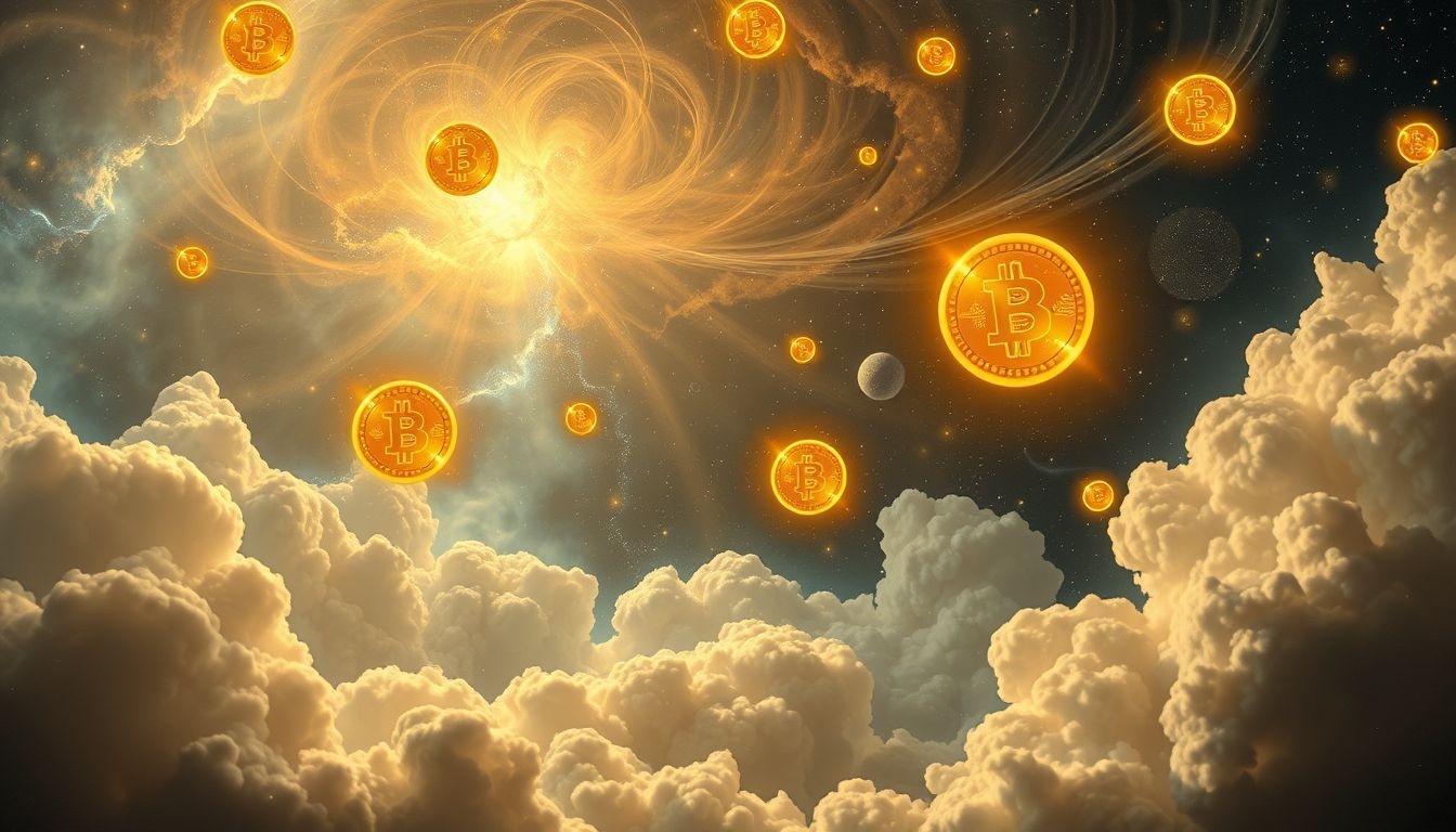 Sen o bitcoinach symbolizuje nowe możliwości i finansową niezależność.